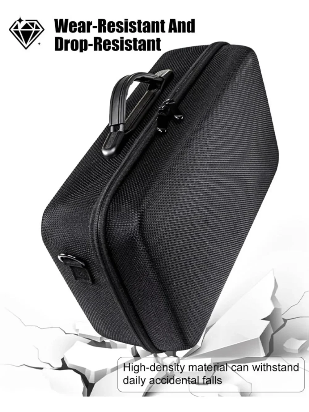 Portable Hard Travel Case for Mobile Printers & Cutting Machines, Black